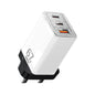 REMAX  RP-U159PRO Figen Series 67W Dual Type-C USB GaN Laptop Charger, Plug:UK Plug(White)