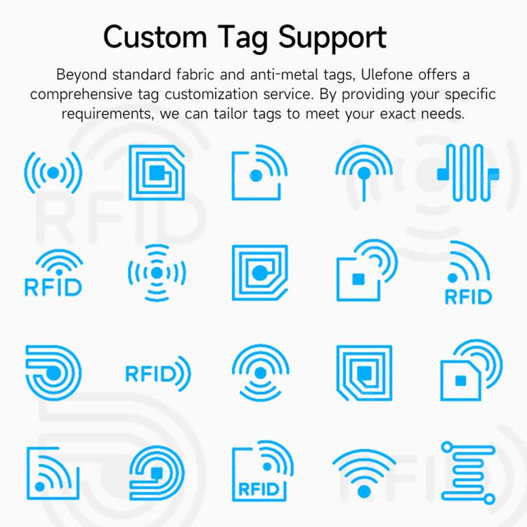 Lecteur de balises RFID UHF portable Ulefone Bluetooth 5.2 (noir)