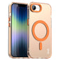 For iPhone 16e / 17e IMAK Candy Series Shockproof MagSafe Phone Case(Orange)