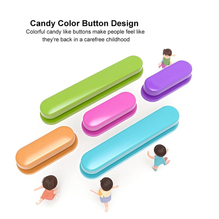 For iPhone 16e / 17e IMAK Candy Series Shockproof MagSafe Phone Case(Purple)