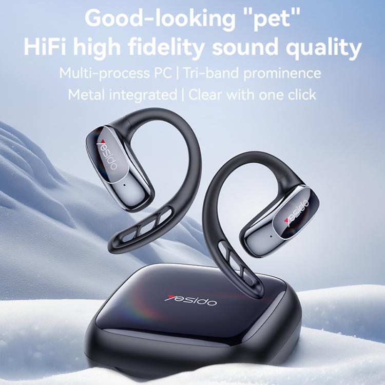 Yesido YSP24 Ear-hook Open OWS Bluetooth Earphone(Black)