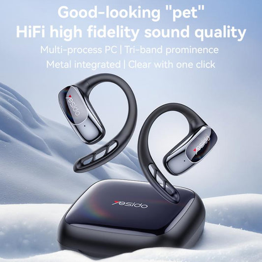 Yesido YSP24 Ear-hook Open OWS Bluetooth Earphone(Black)