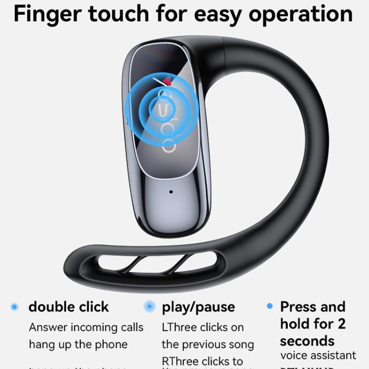 Yesido YSP24 Ear-hook Open OWS Bluetooth Earphone(Black)