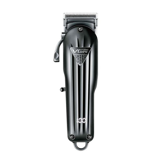 VGR VGR-282 4-gear Fine-tuning Digital Display USB Electric Hair Clipper(Black)