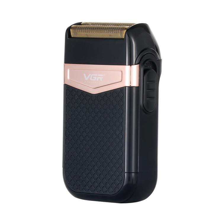 VGR V-331 Reciprocating Rotary 2 Cutter Head IPX4 Electric Shaver(Black)