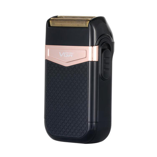 VGR V-331 Reciprocating Rotary 2 Cutter Head IPX4 Electric Shaver(Black)