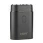 VGR V-341 Rotating 2 Cuttter Head Portable Electric Shaver(Black)