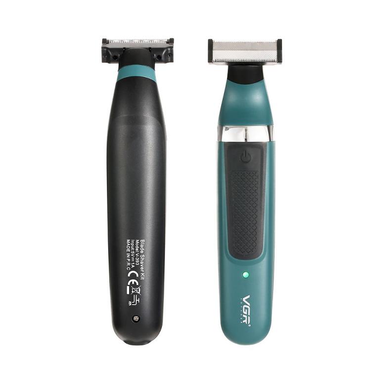 VGR V-393 Double Cuttter Head IPX5 Electric Shaver(Blue)