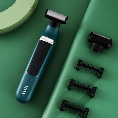 VGR V-393 Double Cuttter Head IPX5 Electric Shaver(Blue)