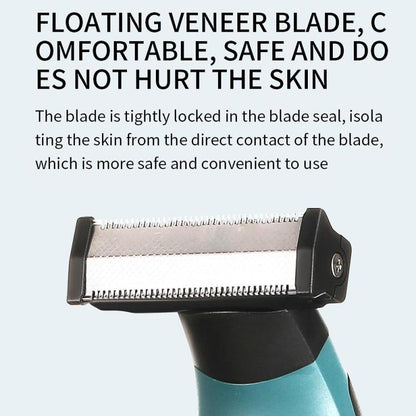 VGR V-393 Double Cuttter Head IPX5 Electric Shaver(Blue)