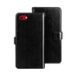 For iPhone 17e / 16e idewei Crazy Horse Texture Leather Phone Case(Black)