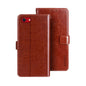 Pour iPhone 17e / 16e idewei Crazy Horse Texture Étui en cuir (marron)