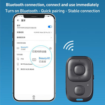 Lenovo Thinkplus H2A Multifunctional Phone Bluetooth Remote Control(Black)