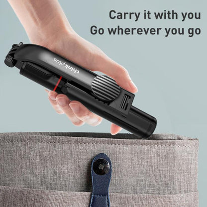 Lenovo Thinkplus Premium Aluminum Alloy Bluetooth Selfie Stick, 1.1m(Black)