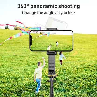 Lenovo Thinkplus Premium Aluminum Alloy Bluetooth Selfie Stick, 1.1m(Black)