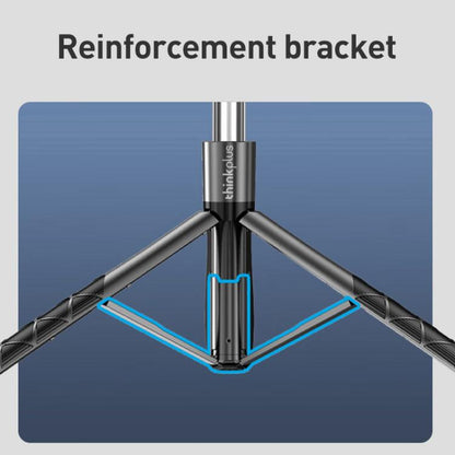 Lenovo Thinkplus H18B Flagship Stainless Steel Bluetooth Selfie Stick, 1.8m(Black)