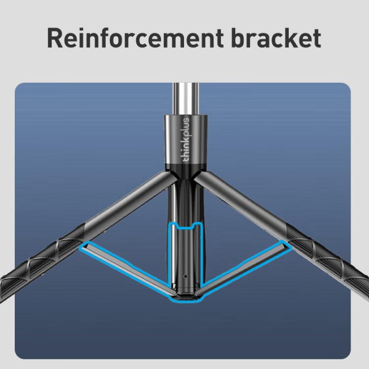 Lenovo Thinkplus H18L Premium Aluminum Alloy Bluetooth Selfie Stick, 1.8m(Black)