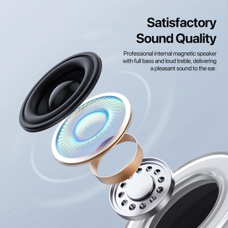 DUZZONA W23 5 in 1 Magnetic Wireless Charger with Bluetooth Speaker(White)