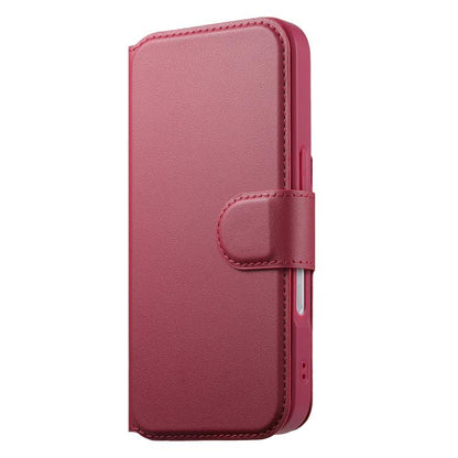 Pour iPhone 16 PlusCoque Neo en cuir MagSafe avec dragonne (rouge)
