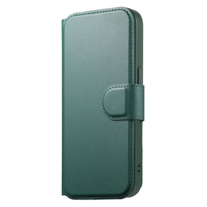 For iPhone 14 Pro CaseNeo Finger Grip Strap MagSafe Leather Phone Case(Green)