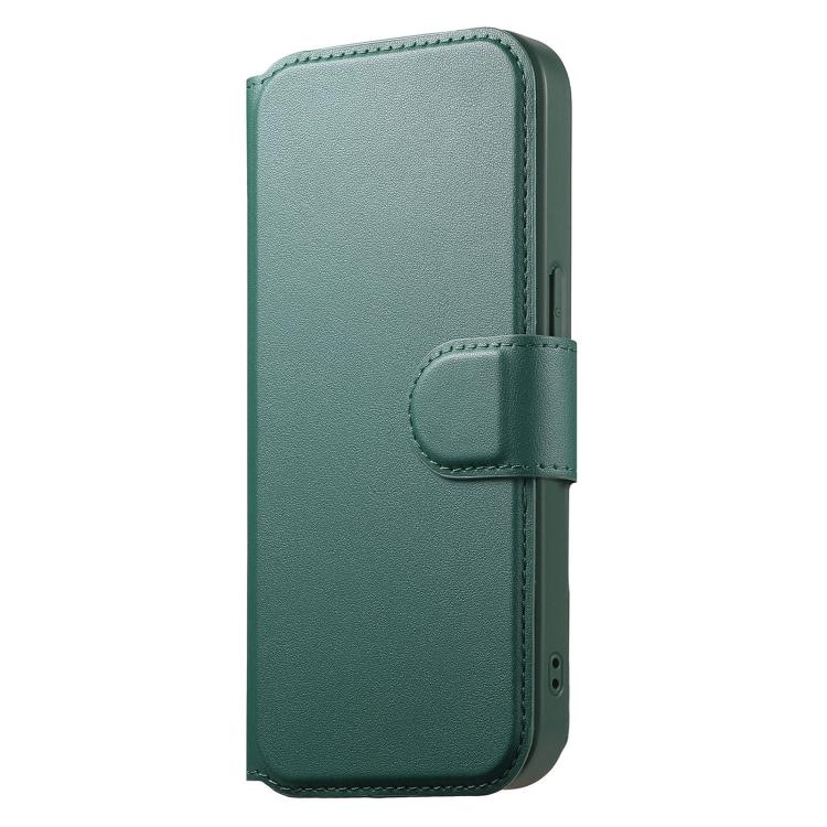 Pour iPhone 13 Pro Étui en Cuir avec Dragonne et Support MagSafe (Vert)