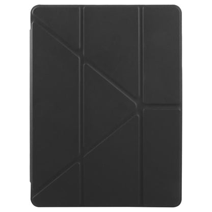 For iPad Air 11 2026 / 2025 / 2024 ZGA Genre Series Y-Fold Leather Tablet Case with Pen Slot(Black)