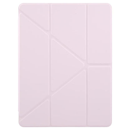 For iPad mini 6 / mini 2024 ZGA Genre Series Y-Fold Leather Tablet Case with Pen Slot(Pink)