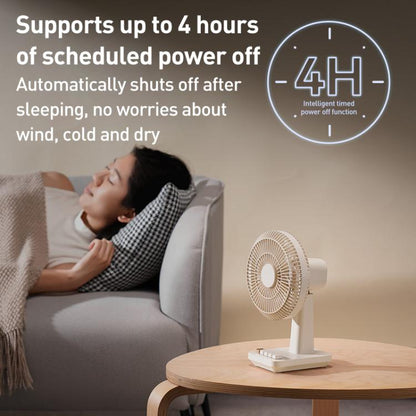 MOMAX IF20L2 Mini Soft Wind Desktop Electric Fan(Gold)
