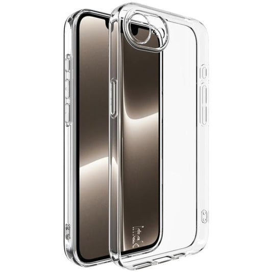 For iPhone 16e imak UX-5 Series Super Slim Transparent Shockproof TPU Protective Case(Transparent)