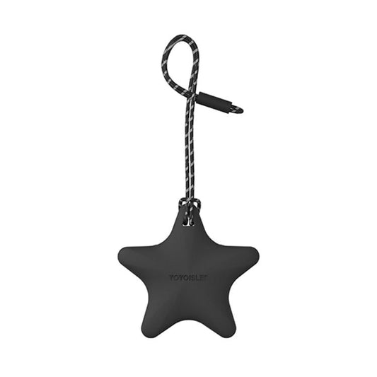 For AirTag 2nd Gen / AirTag 1st Gen YOYOISLES Air Stars Series EVA Keychain Locator Protective Case(Black)