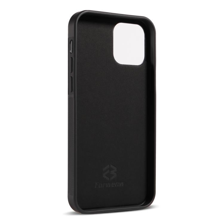 Pour iPhone 14 Étui de téléphone avec porte-cartes intégré Forwenw série F5 (Rouge)