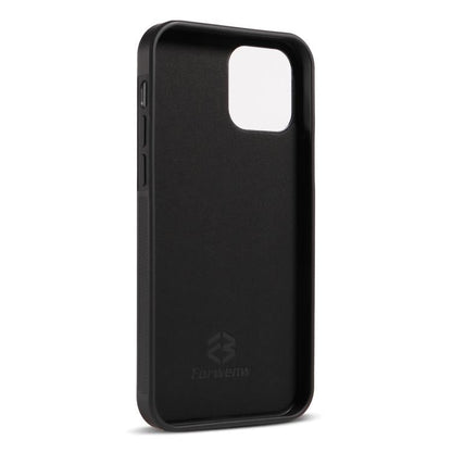 Pour iPhone 14 Étui de téléphone avec porte-cartes intégré Forwenw série F5 (Rouge)