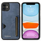 Pour iPhone 11 Étui de Téléphone Forwenw F5 Series avec Porte-Cartes Intégré (Bleu)