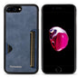 Pour iPhone 7 Plus / 8 Plus Étui de téléphone avec pochette à cartes intégrée Forwenw série F5 (Bleu)