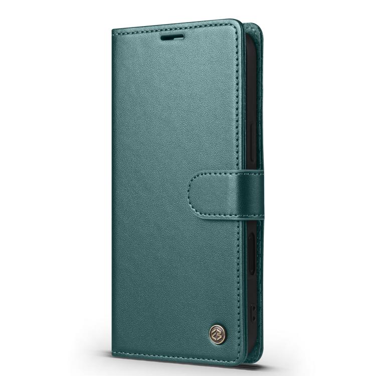 For iPhone 16 Plus Forwenw F6 Series RFID Leather Phone Case(Green)