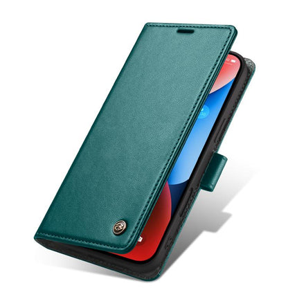 For iPhone 16 Plus Forwenw F6 Series RFID Leather Phone Case(Green)