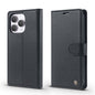 For iPhone 15 Pro Forwenw F6 Series RFID Leather Phone Case(Black)