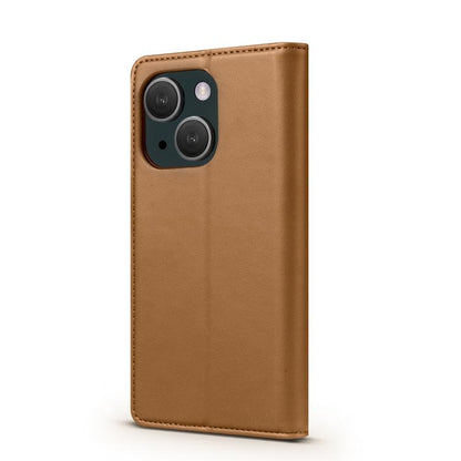For iPhone 15 Forwenw F6 Series RFID Leather Phone Case(Brown)