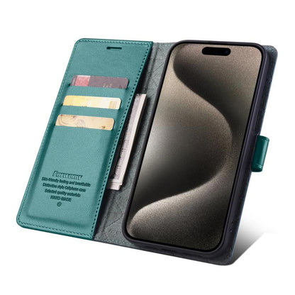 For iPhone 14 Pro Forwenw F6 Series RFID Leather Phone Case(Green)