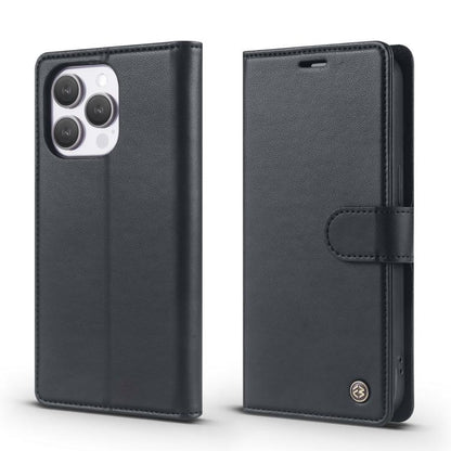 For iPhone 14 Pro Forwenw F6 Series RFID Leather Phone Case(Black)