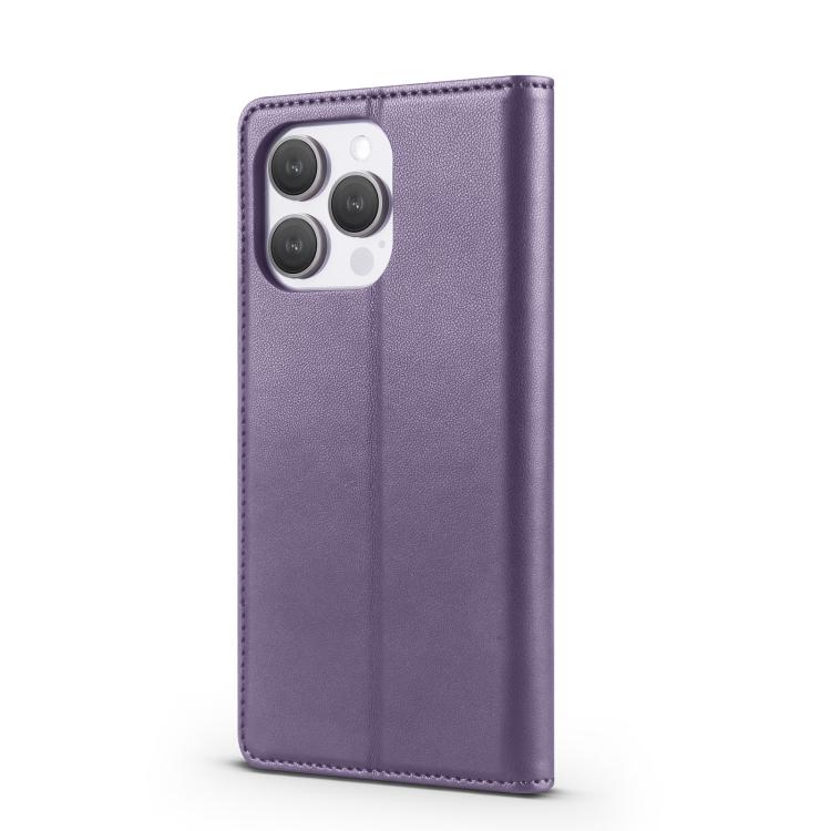 For iPhone 13 Pro Forwenw F6 Series RFID Leather Phone Case(Purple)