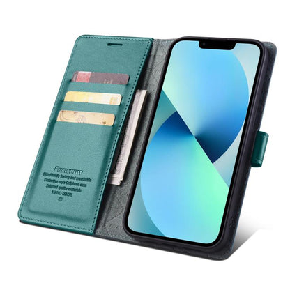 For iPhone 13 Pro Forwenw F6 Series RFID Leather Phone Case(Green)
