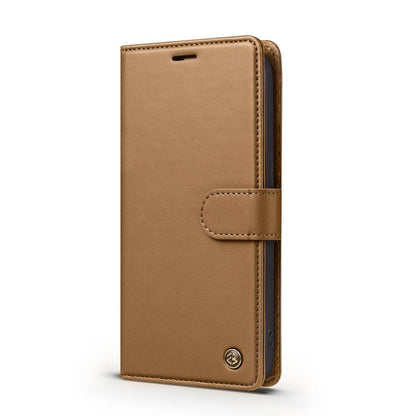 For iPhone 12 Pro Max Forwenw F6 Series RFID Leather Phone Case(Brown)