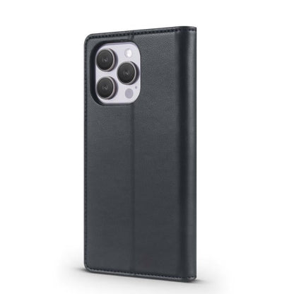 Pour iPhone 12 Pro Max Étui de téléphone en cuir Forwenw F6 Series RFID (Noir)