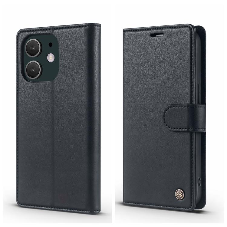 For iPhone 12 mini Forwenw F6 Series RFID Leather Phone Case(Black)