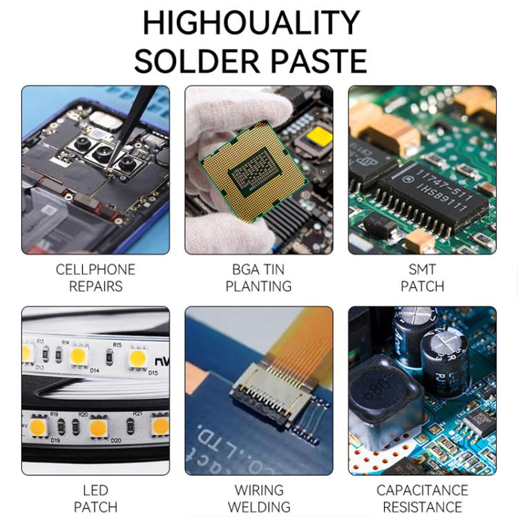LUOWEI LW-SP1 50g PCB Repair Lead-free Solder Paste, Model:183 Degrees