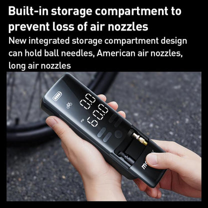 MOMAX CR16D 1-Move Support Car Digital Display Portable Smart Electric Wireless Air Pump(Black)