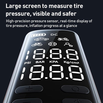 MOMAX CR16D 1-Move Support Car Digital Display Portable Smart Electric Wireless Air Pump(Black)