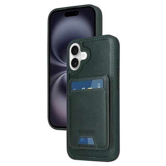 Pour iPhone 16 Plus Étui de téléphone portefeuille MagSafe détachable à rabat vertical BETOPNICE (vert)