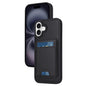 For iPhone 16 Plus BETOPNICE Vertical Flip Detachable MagSafe Wallet Phone Case(Black)